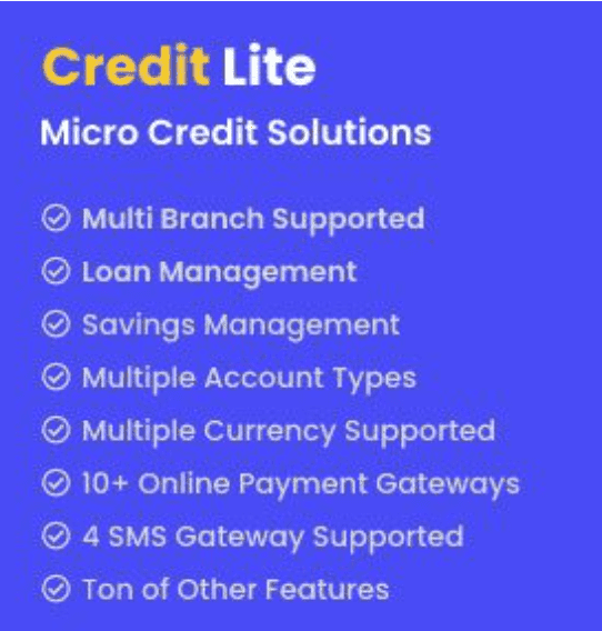 Credit Lite PHP Scripts
