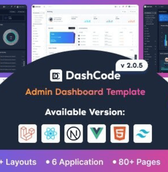 DashCode Dashboard Template