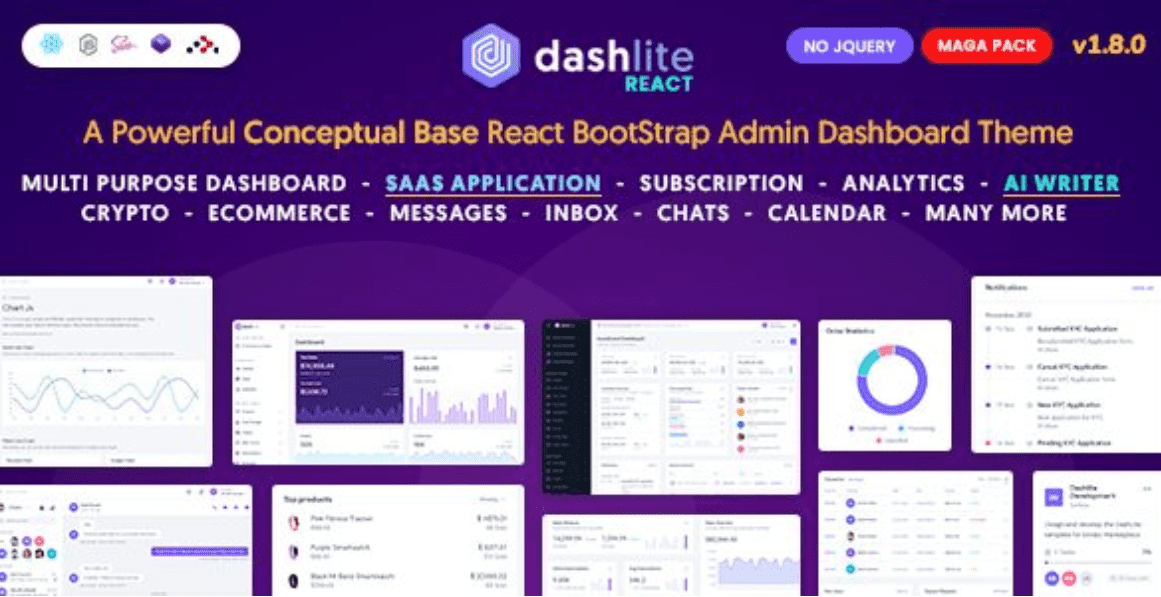 DashLite Admin Dashboard Template