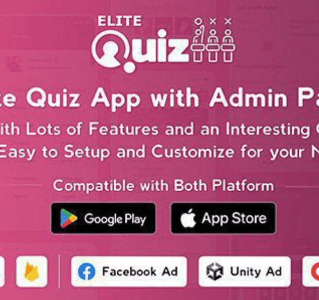 Elite Quiz Flutter Full App logo