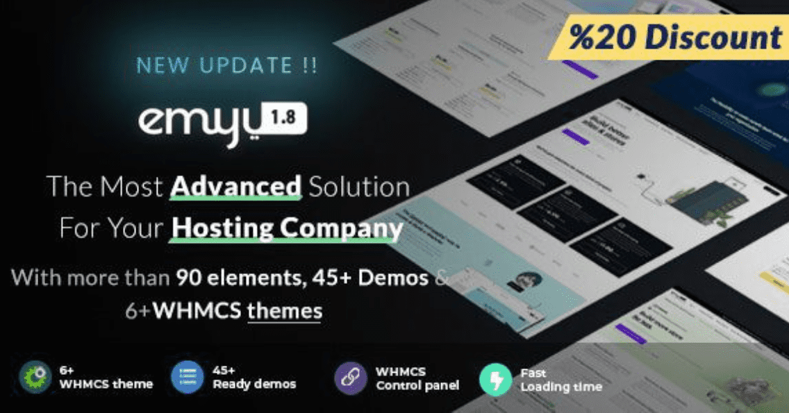 Emyui HTML & WHMCS templates