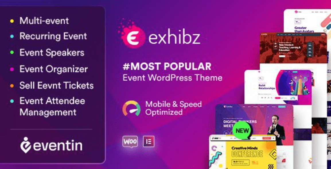 Exhibz Theme WordPress