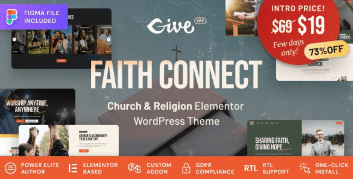 Faith Connect Theme WordPress