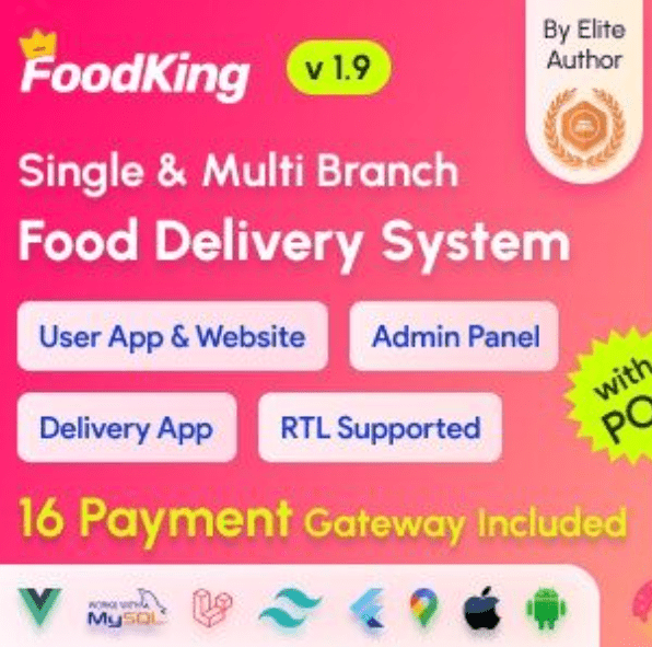 FoodKing Mobile App logo