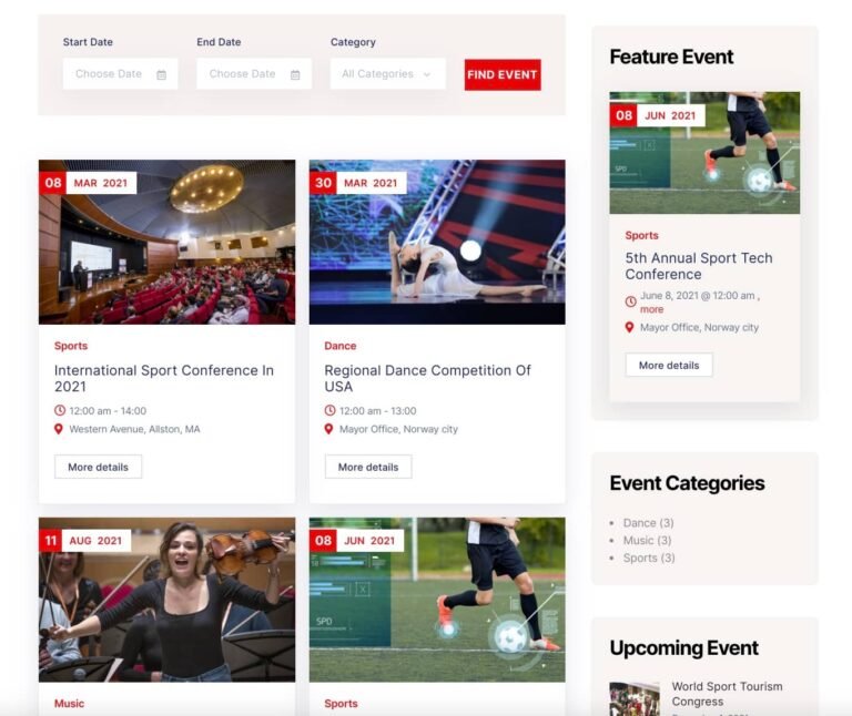 FullEvents Plugin WordPress