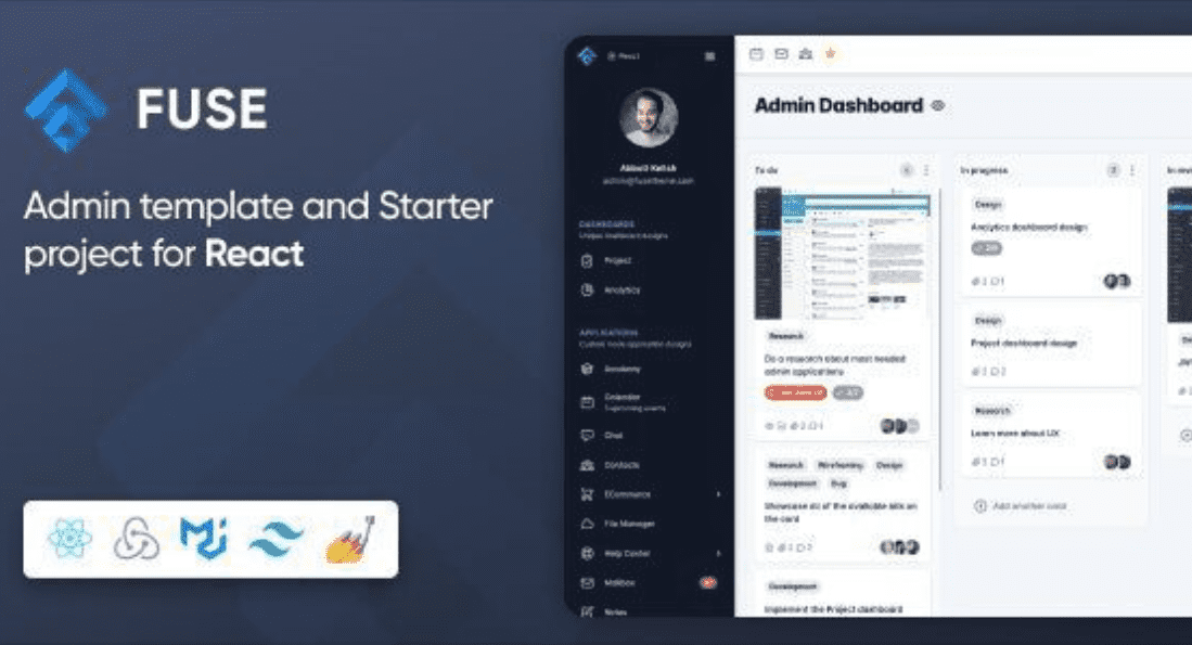 Fuse Admin Template