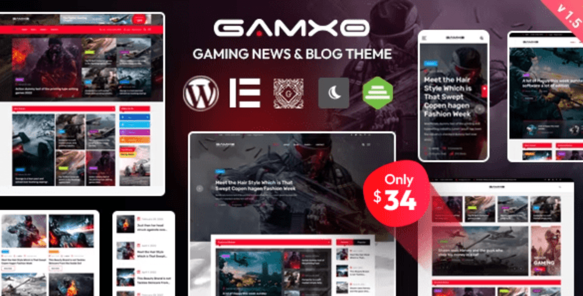 Gamxo Theme WordPress