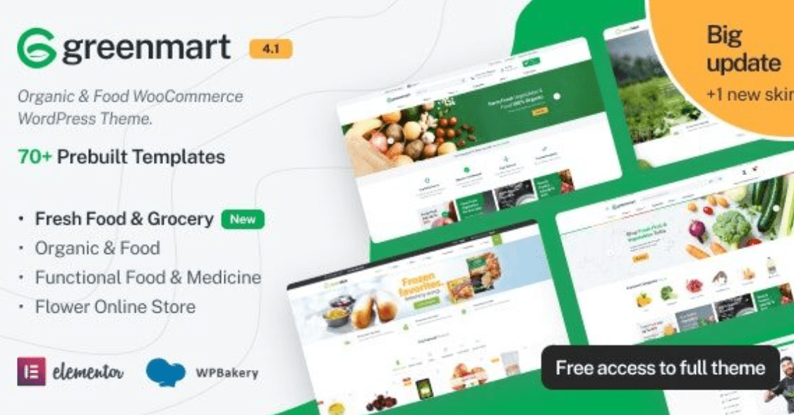 GreenMart Theme WordPress