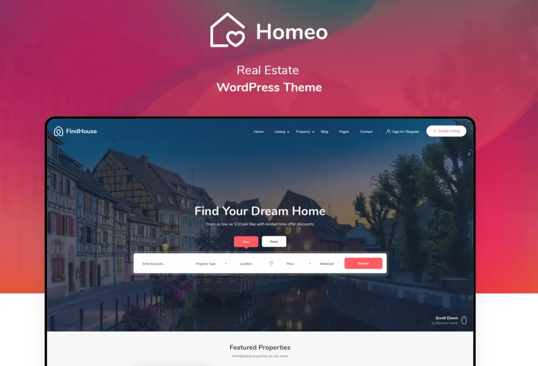 Homeo Theme WordPress