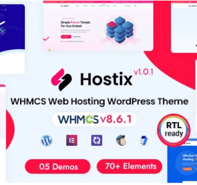 Hostix Theme WordPress