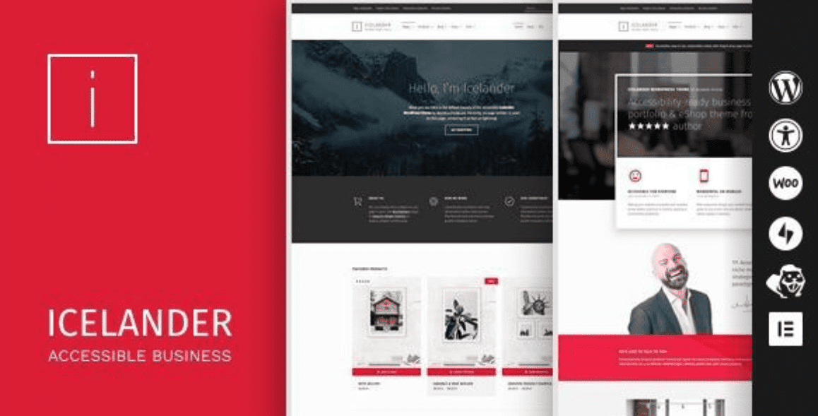 Icelander Theme WordPress