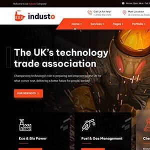Industo Theme WordPress