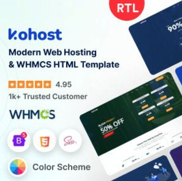 Kohost WHMCS Site Templates