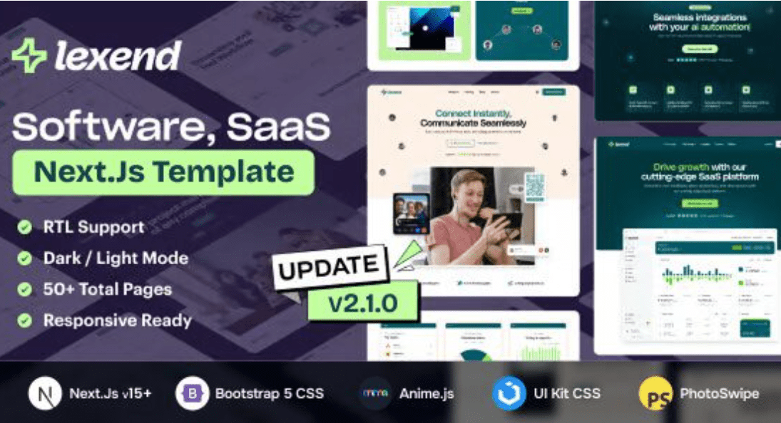 Lexend NextJs Template