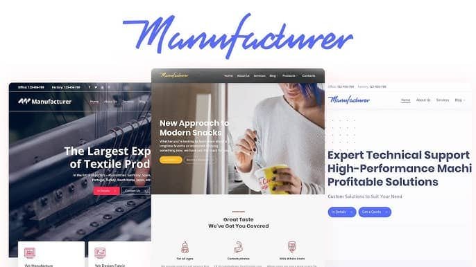 Manufacturer Theme WordPress