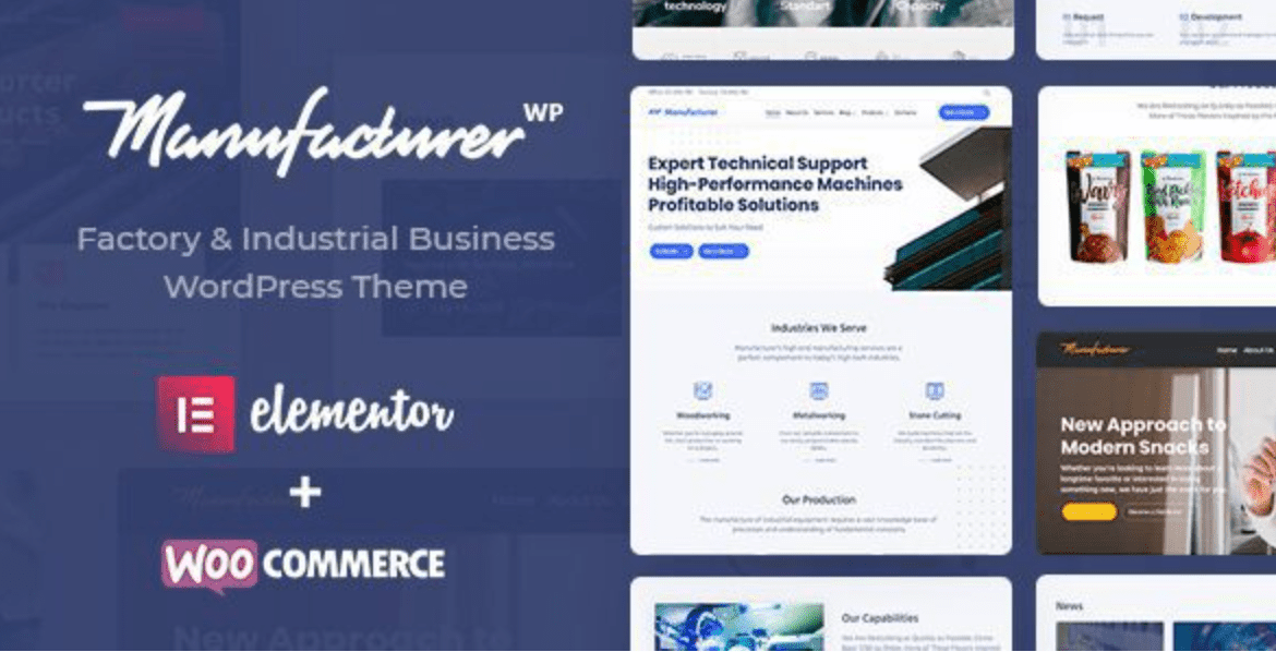 Manufacturer Theme WordPress