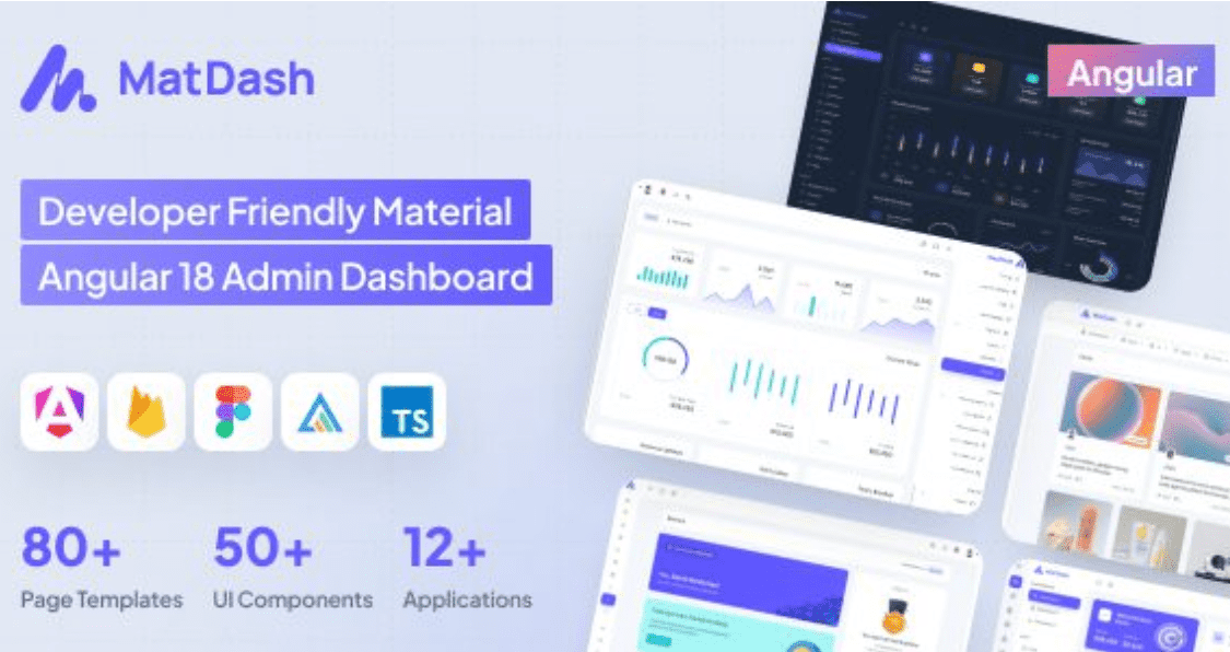 MatDash Admin Dashboard Template