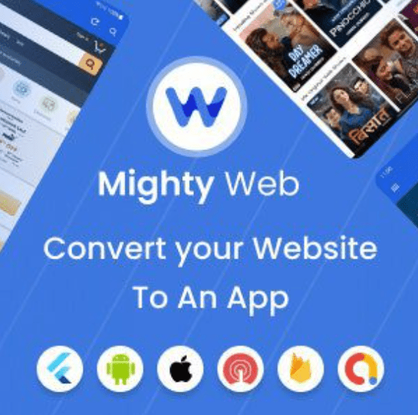 MightyWeb Webview Flutter App