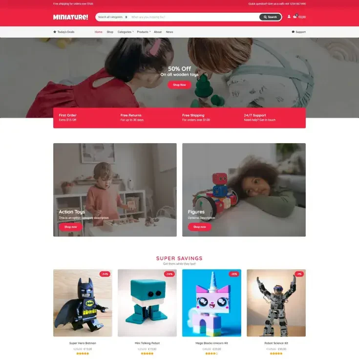 Miniture Theme WordPress