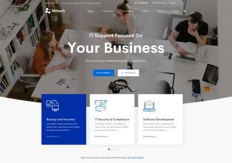 Mitech Theme WordPress