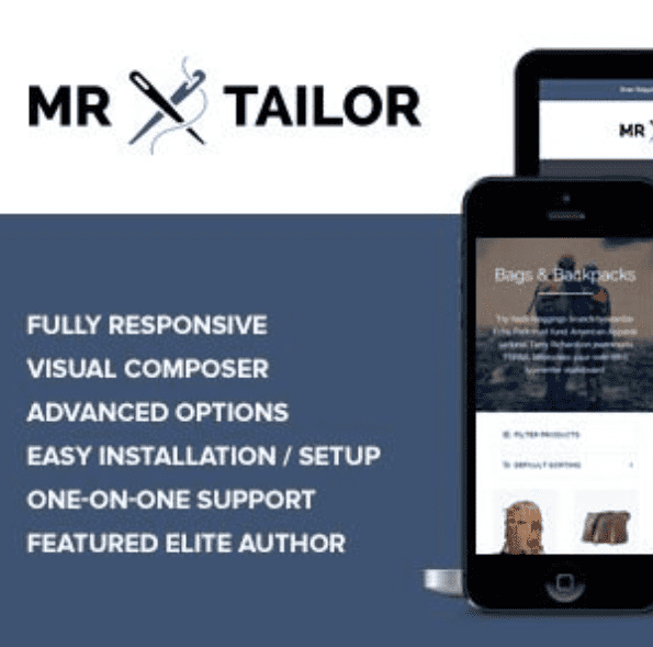 Mr. Tailor Theme WordPress