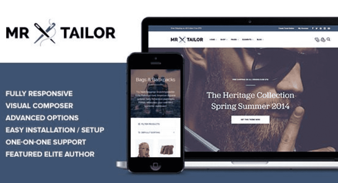 Mr. Tailor Theme WordPress