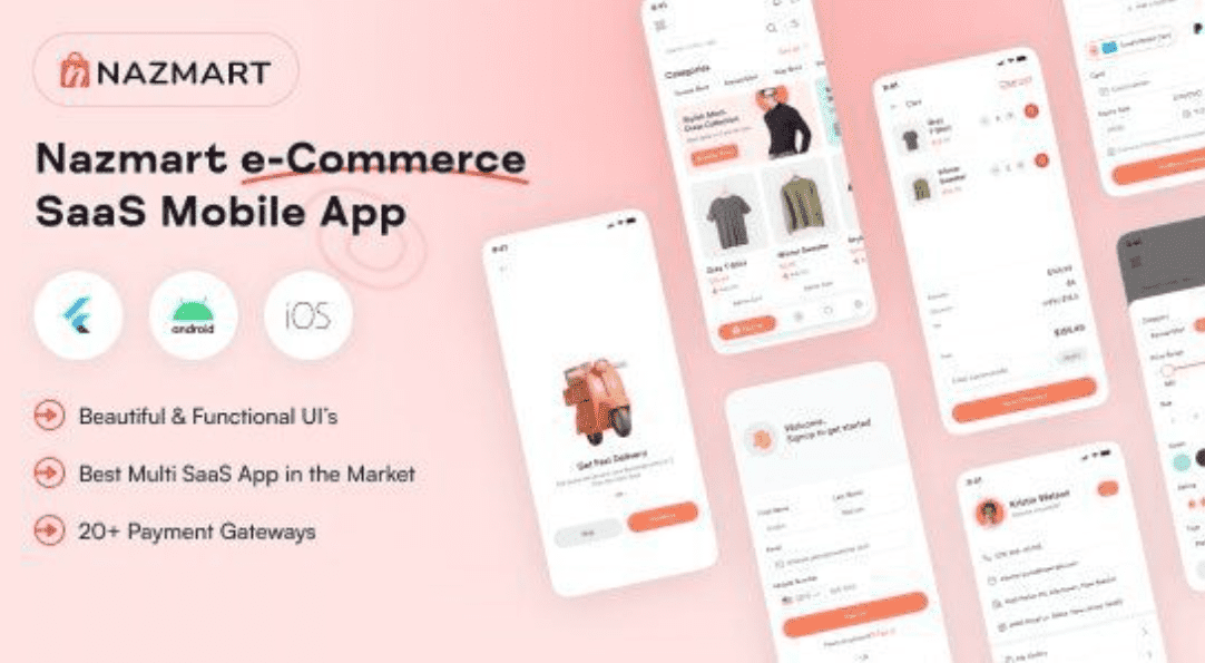 NazMart Flutter Mobile App