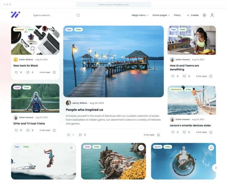 Ncmaz Theme NextJs