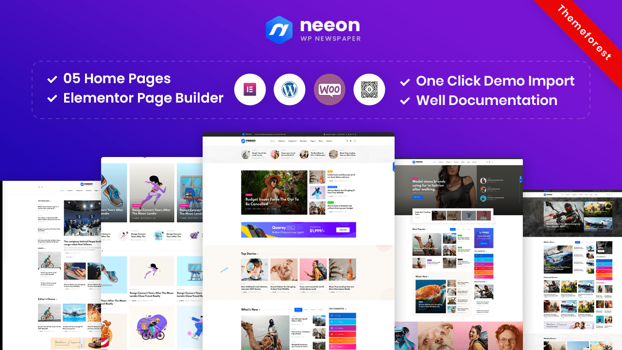 Neeon Theme WordPress