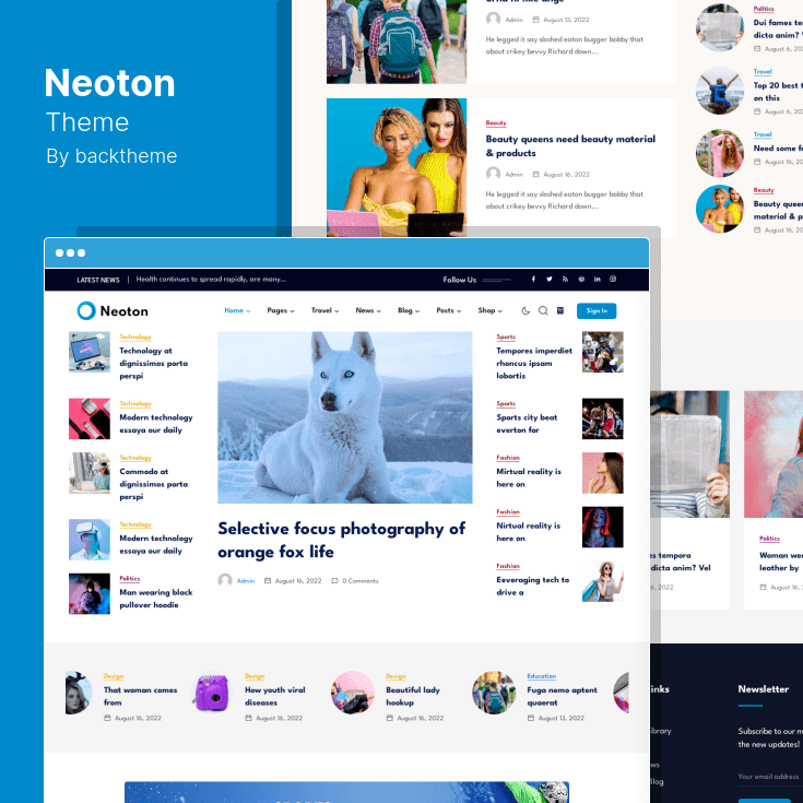 Neoton Theme WordPress