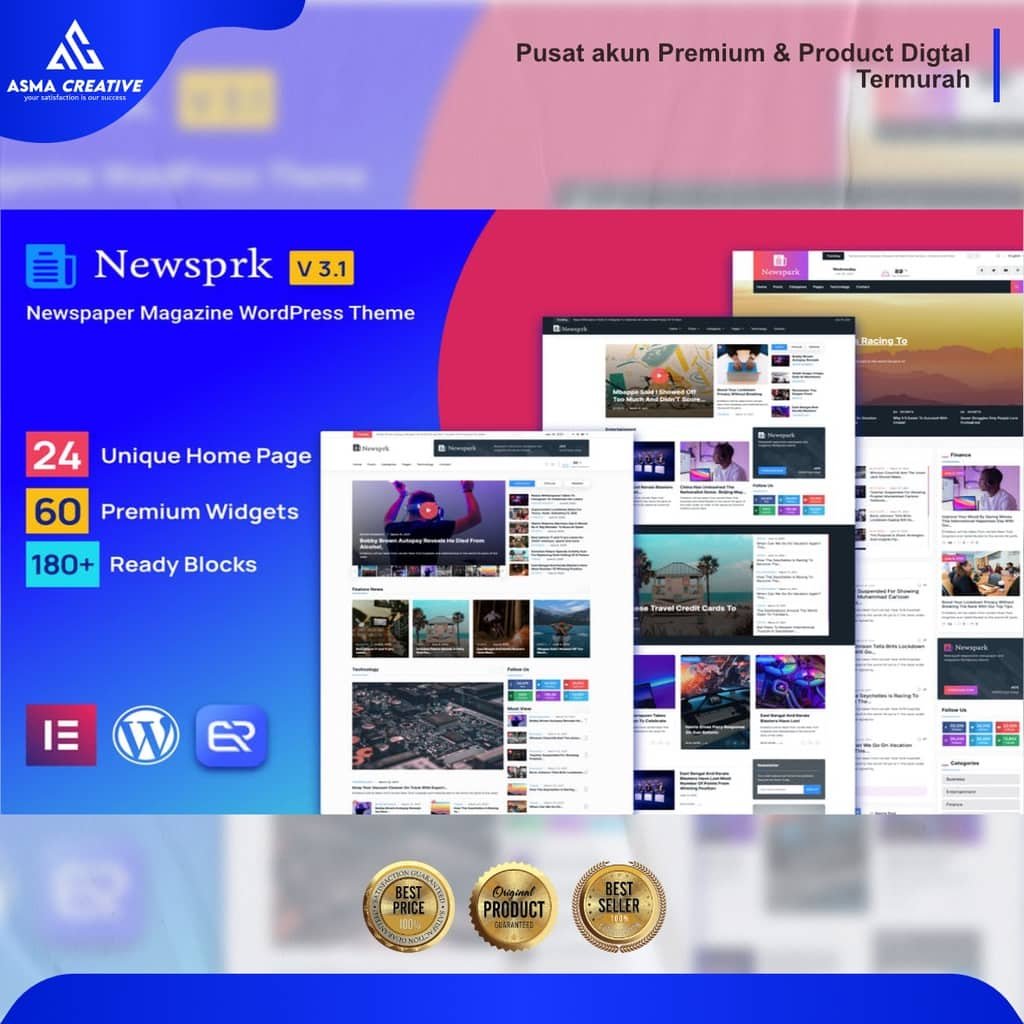 Newsprk Theme WordPress