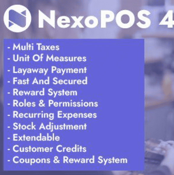 NexoPOS PHP Scripts