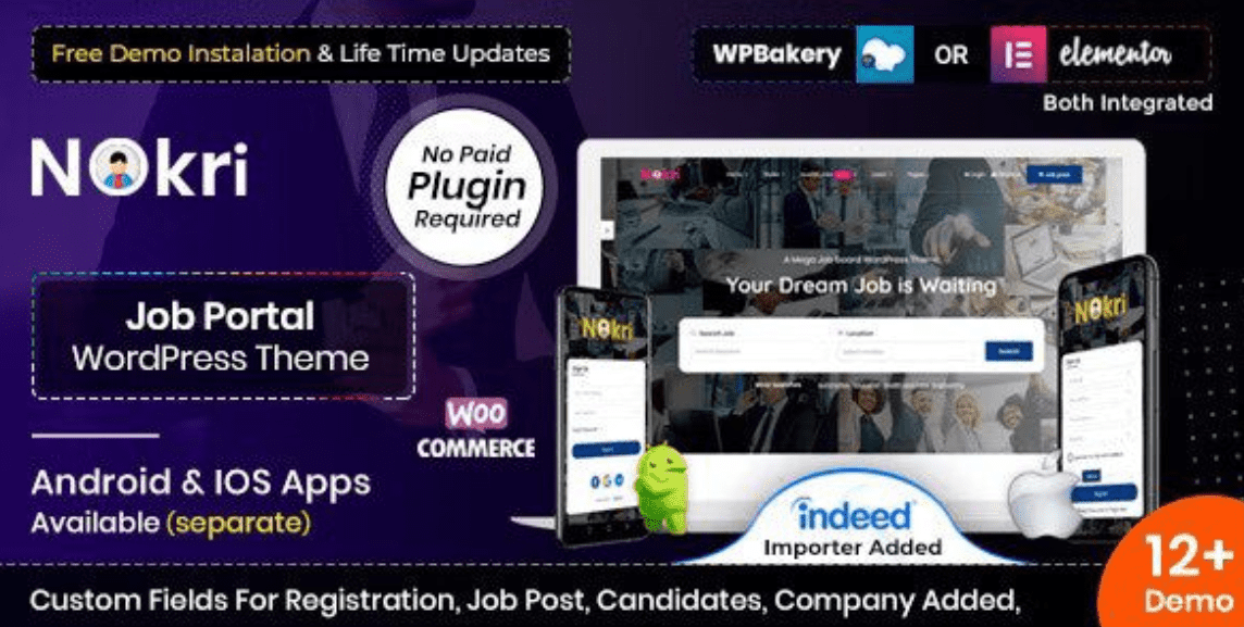 Nokri Theme WordPress