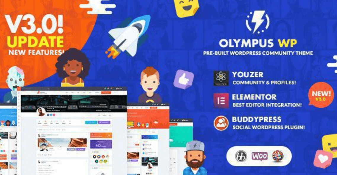 Olympus Theme WordPress