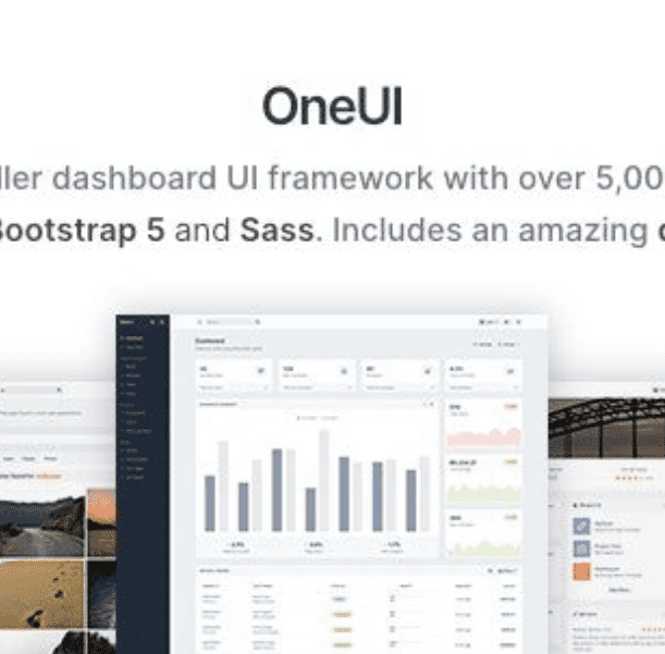OneUI Dashboard Template
