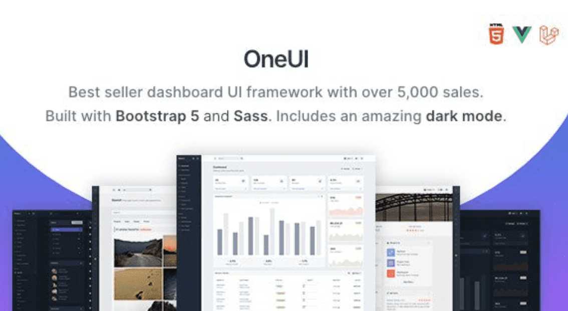 OneUI Dashboard Template