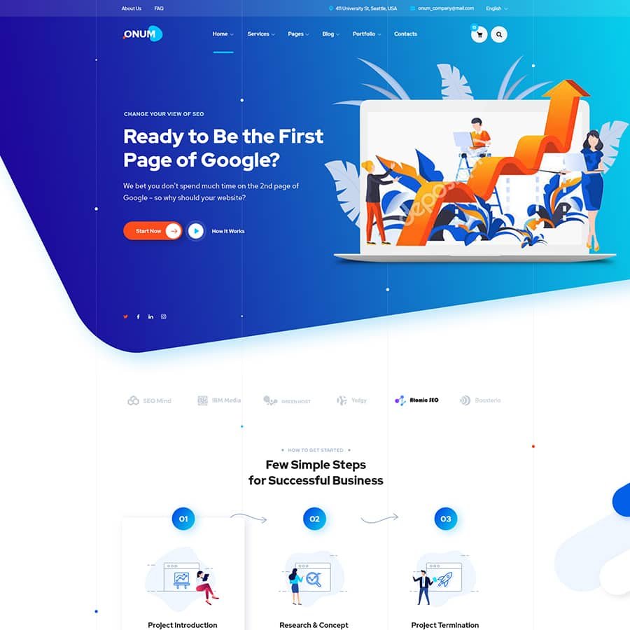Onum Theme WordPress
