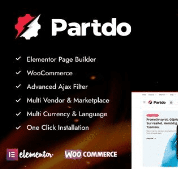 Partdo Theme WordPress