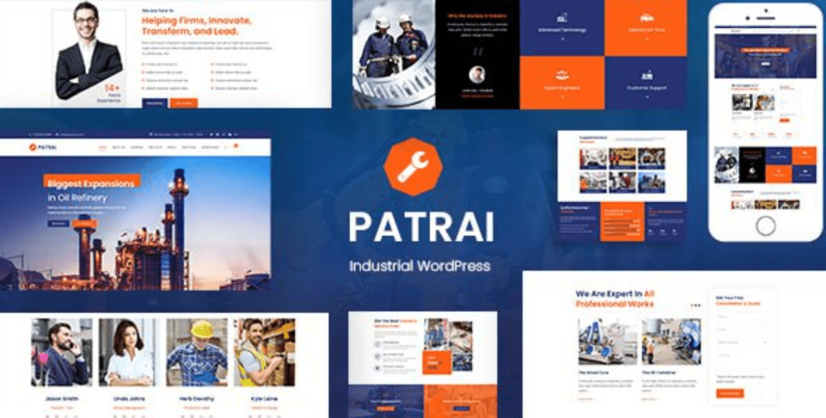 Patrai Industry Theme WordPress