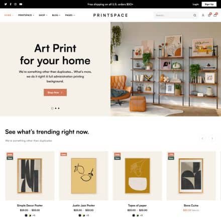 PrintSpace Theme WordPress
