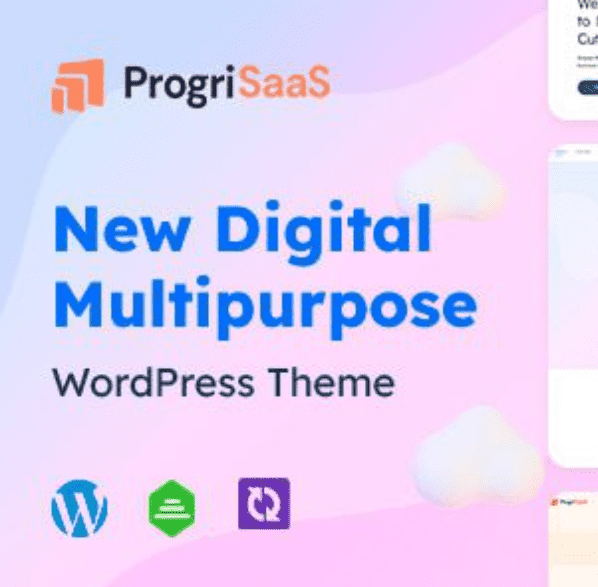ProgriSaaS Theme WordPress