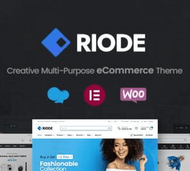 Riode Theme WordPress logo