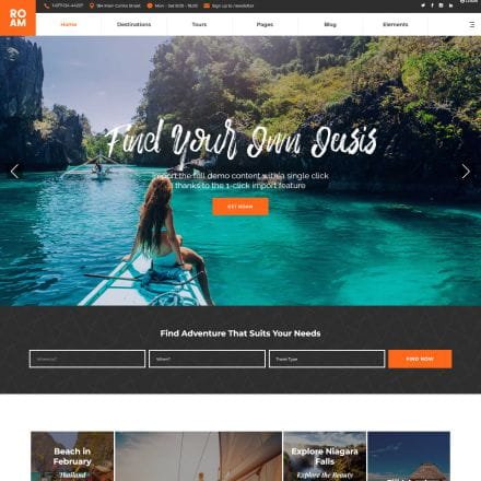 Roam Theme WordPress