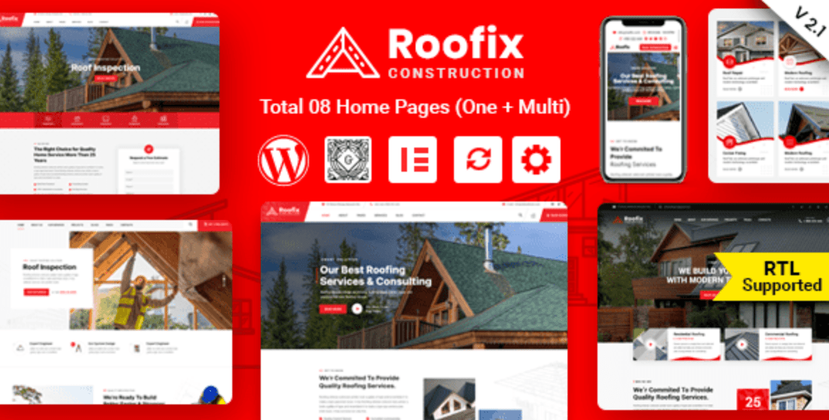 Roofix Theme WordPress