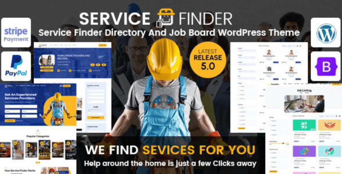 Service Finder Theme WordPress