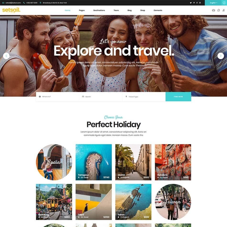 SetSail Theme WordPress