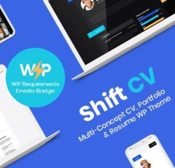 ShiftCV Theme WordPress logo