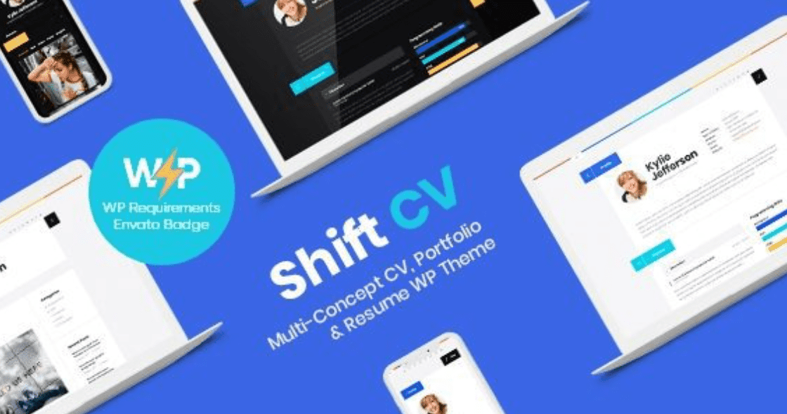 ShiftCV Theme WordPress logo
