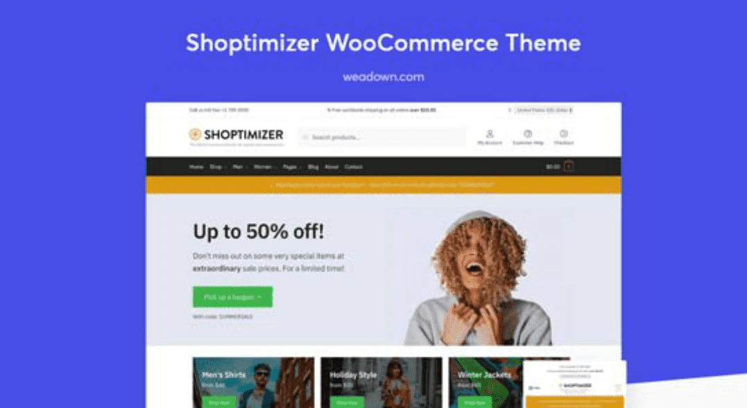 Shoptimizer Theme WordPress