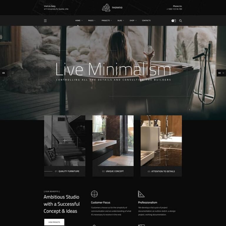 Theratio WordPress Theme